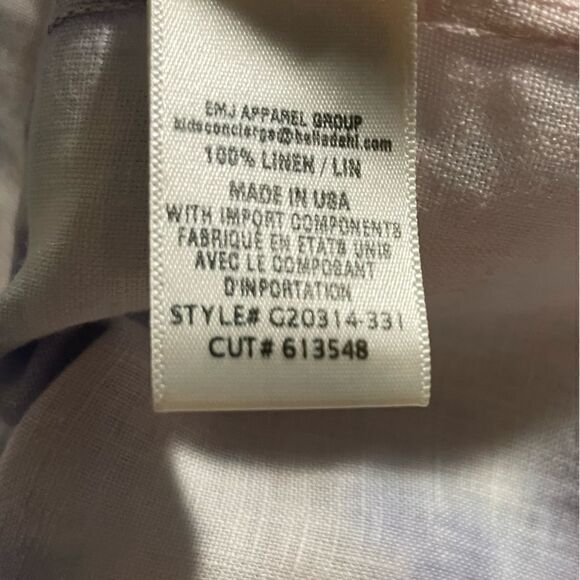 Bella Dahl Linen Tie Dyed Summer Top Size Girls 14 - Picture 5 of 8